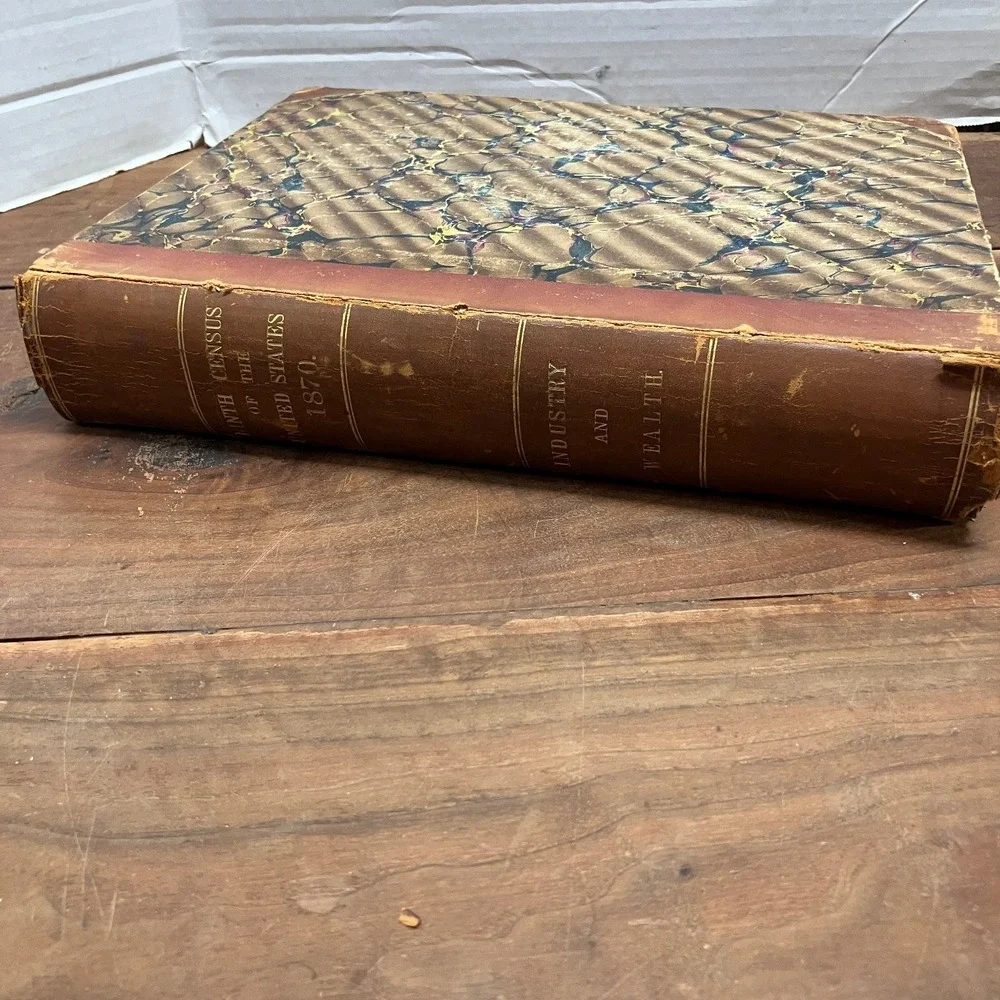 Ninth Census US 1870 Vol III Industry & Wealth Walker 1872 Government Print
